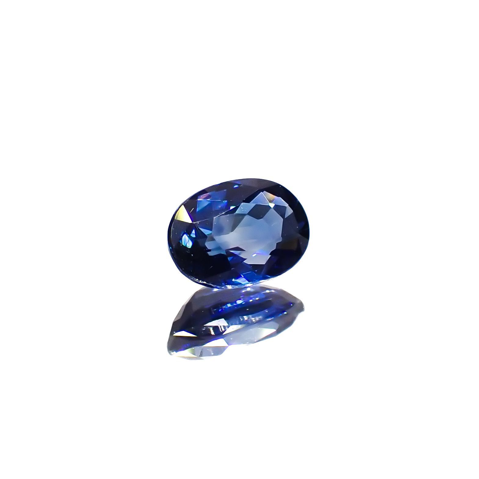 サファイア(宝石名サファイア)スリランカ/マダガスカル産 0.73ct 識別済[230120244]6.2x4.3mm前後