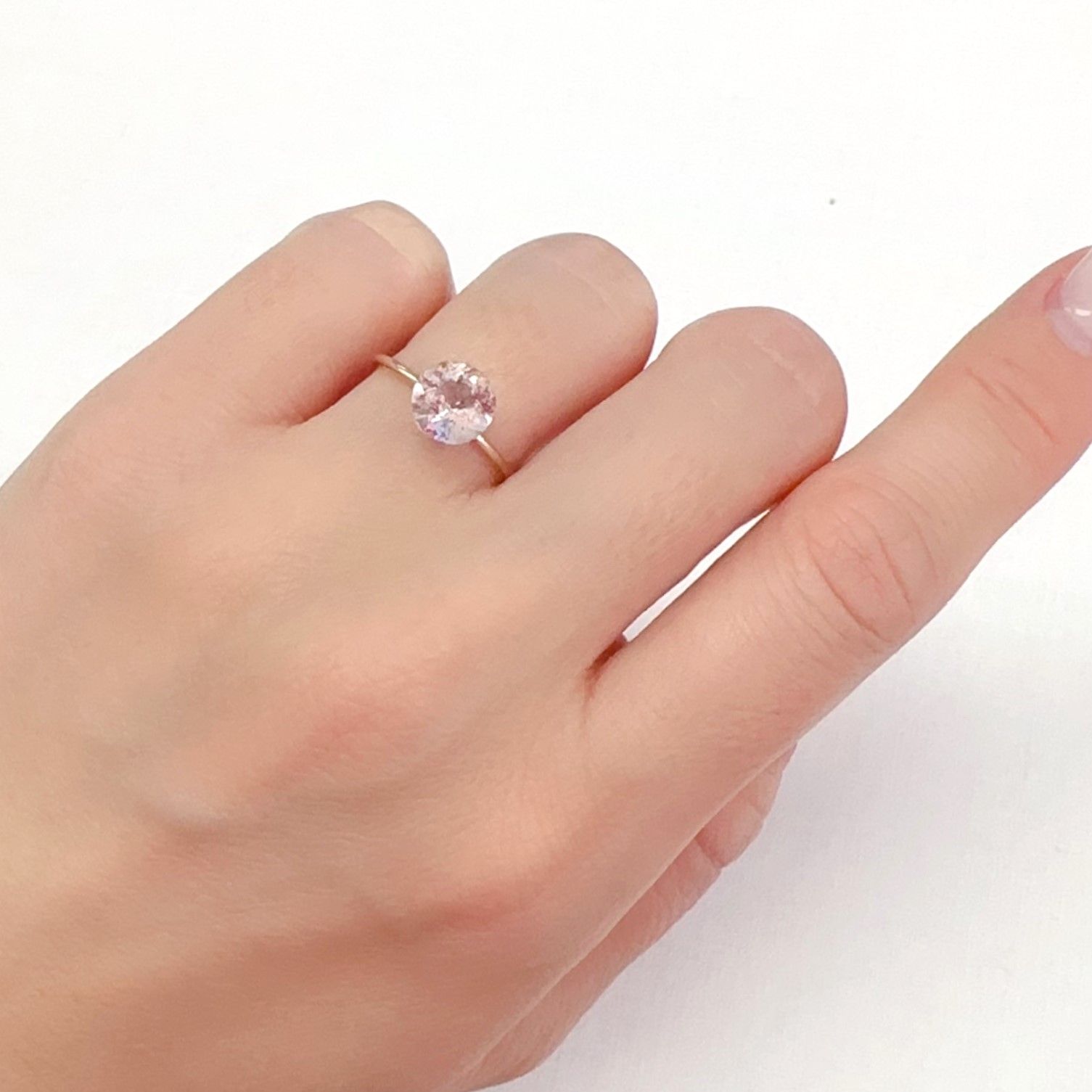 ファイヤークォーツ ナイジェリア産 1.34ct[240326708]7.5x7.5mm前後