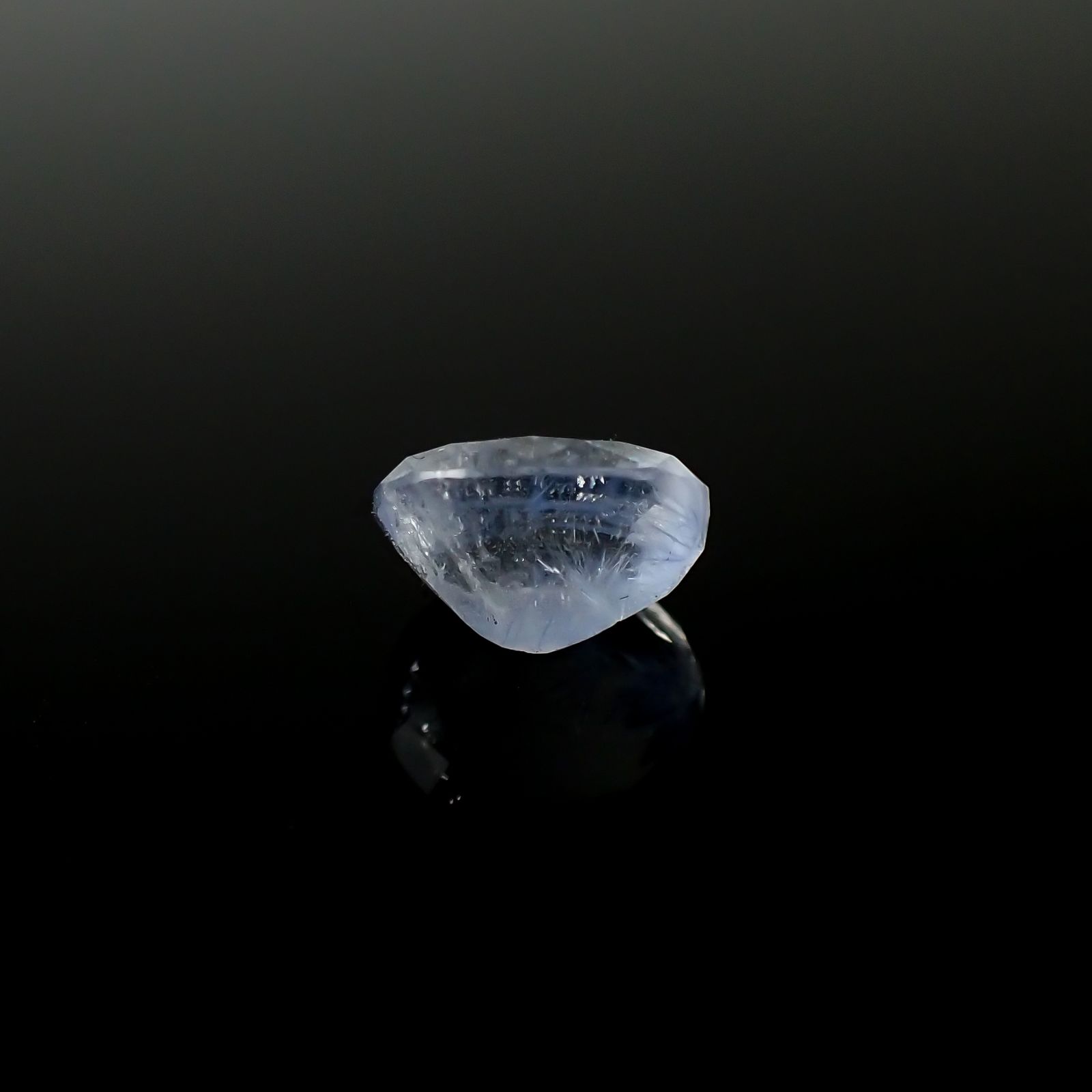 デュモルチェライトインクォーツ ブラジル産 1.78ct[240125649]8.4x7.4mm前後