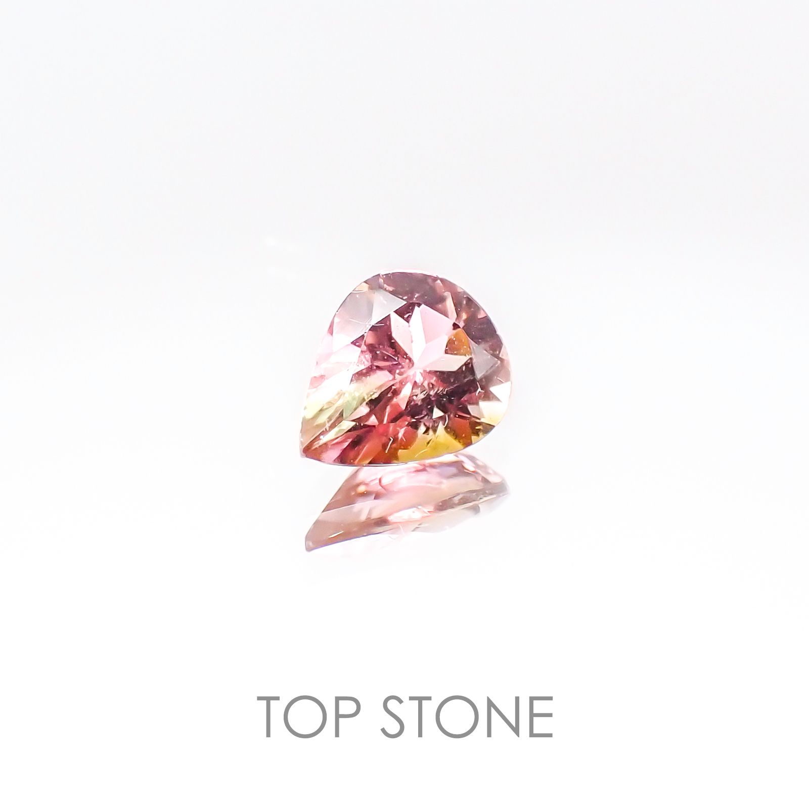 バイカラートルマリン ブラジル産 ルース 0.43ct[20106808]6×4.7mm前後