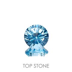 ブルートパーズ ブラジル産 4.43ct[221219351]9.9x9.9mm前後