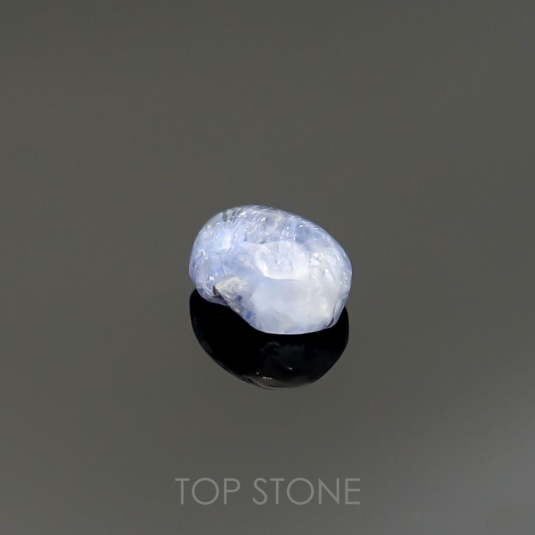 デュモルチェライトインクォーツ ブラジル産 1.41ct[220115285]7.5x6.2mm前後