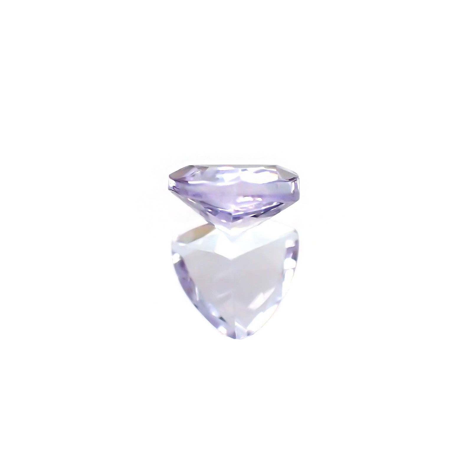 ラベンダーゾイサイト(宝石名ゾイサイト)タンザニア産 識別済 0.49ct / 5.1x5.2mm前後 [231124106]
