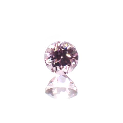 カラーシフト ピンクダイアスポア(宝石名ダイアスポア) アフガニスタン産 0.55ct 識別済[210912436]4.6×4.6mm前後