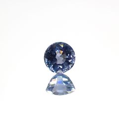 アイスブルーサファイア(宝石名サファイア)スリランカ/マダガスカル産 0.45ct 識別済[220515978]4.2x4.1mm前後