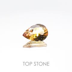 バイカラートルマリン ブラジル産 ルース 0.38ct[20106811]6.1×4.2mm前後