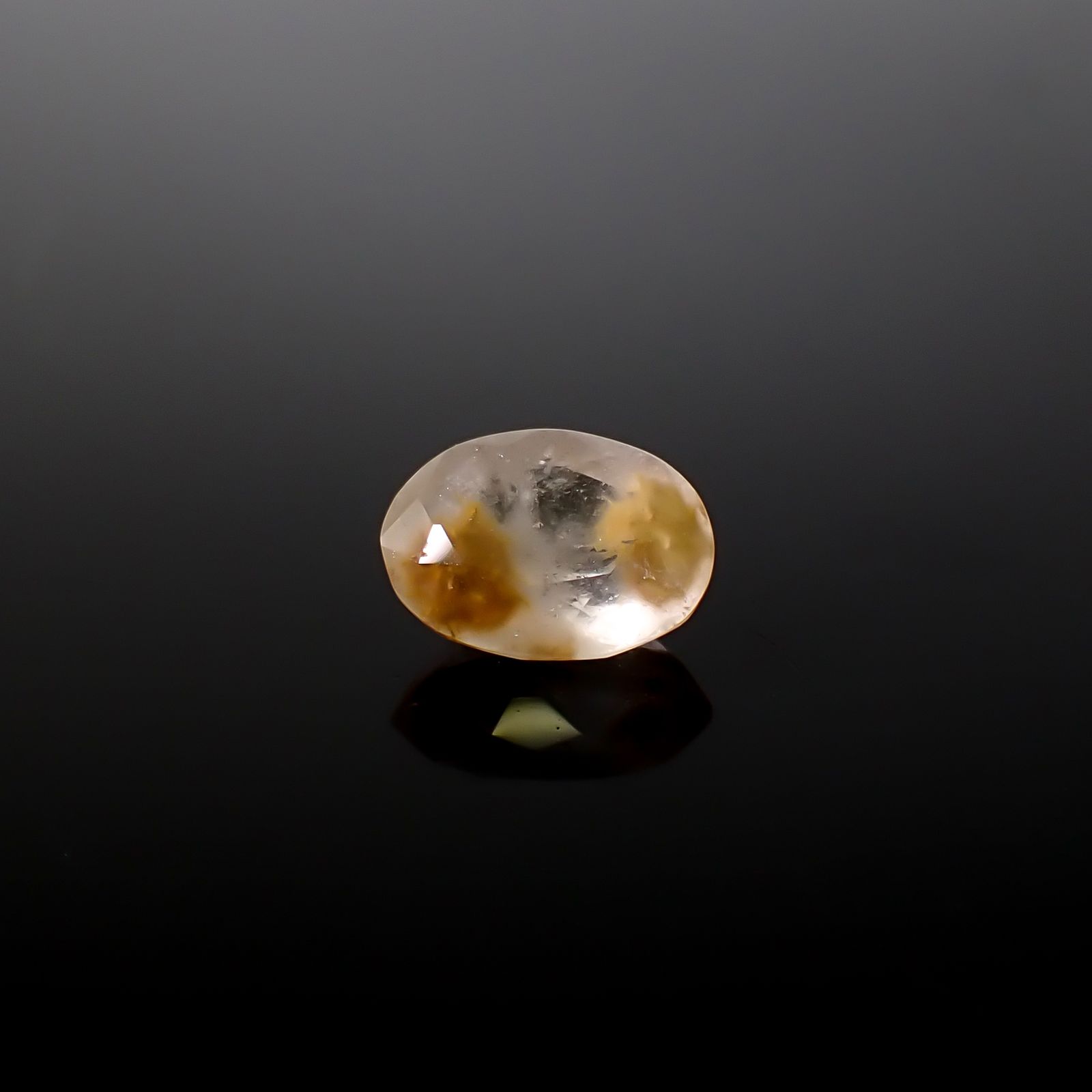 ポンポンクォーツ ブラジル産 5.37ct / 13.8x9.9mm前後 [260331910]