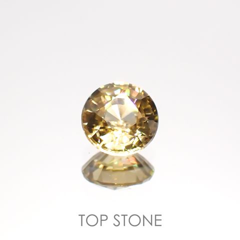 イエロージルコン(宝石名ジルコン)スリランカ/カンボジア産 1.26ct 識別済[220114838]6.1x6mm前後