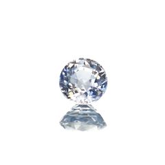 アイスブルーサファイア(宝石名サファイア)スリランカ/マダガスカル産 0.31ct 識別済[230119943]3.8x3.8mm前後