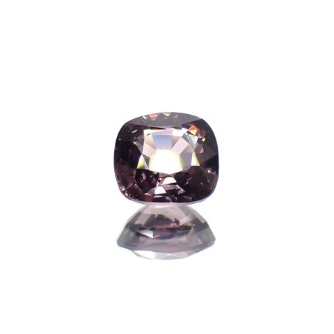 パープルスピネル(宝石名スピネル)ビルマ産 識別済 1.41ct / 6.7x6.5mm前後 [231124302]