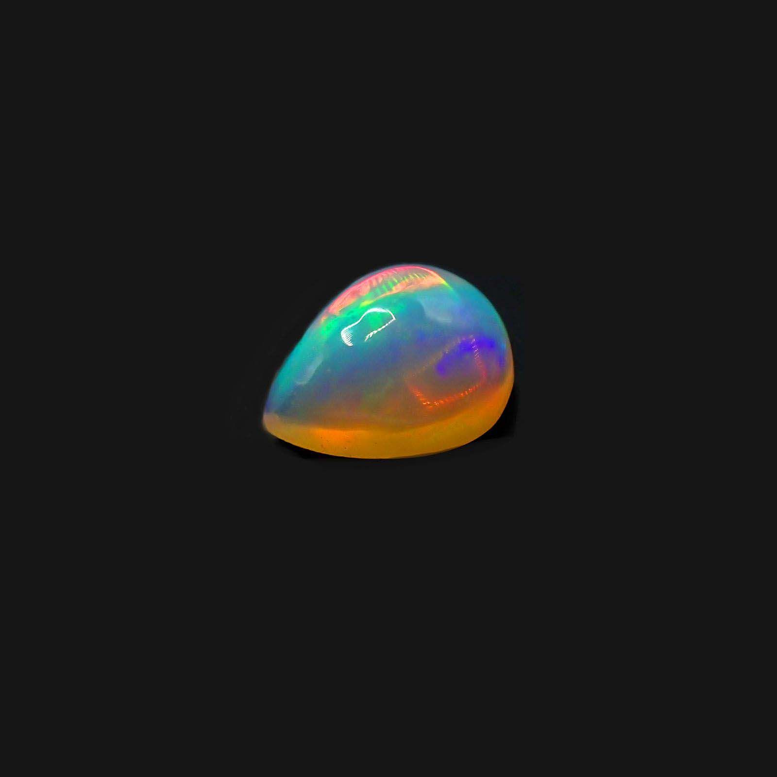 エチオピアオパール(宝石名オパール)エチオピア産 1.40ct 識別済[230722914]9.9x7.8mm前後