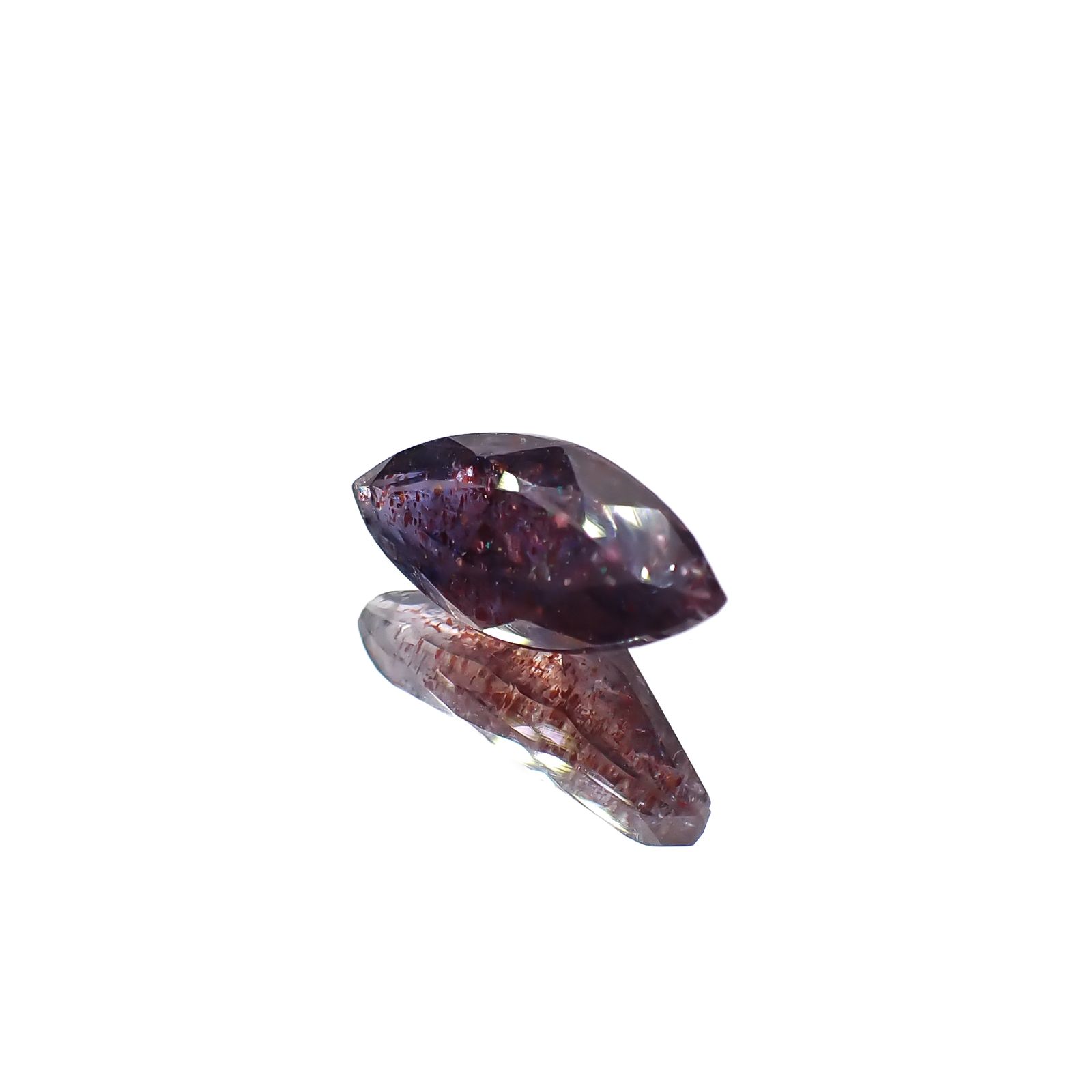 ブラッドショットアイオライト インド産 1.72ct [241129462]12.7x5.7mm前後