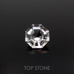◇オクタゴンカット◇レムリアンシードクリスタル(保証シール付き) ブラジル産 0.42ct[221018288]4.8x4.7mm前後