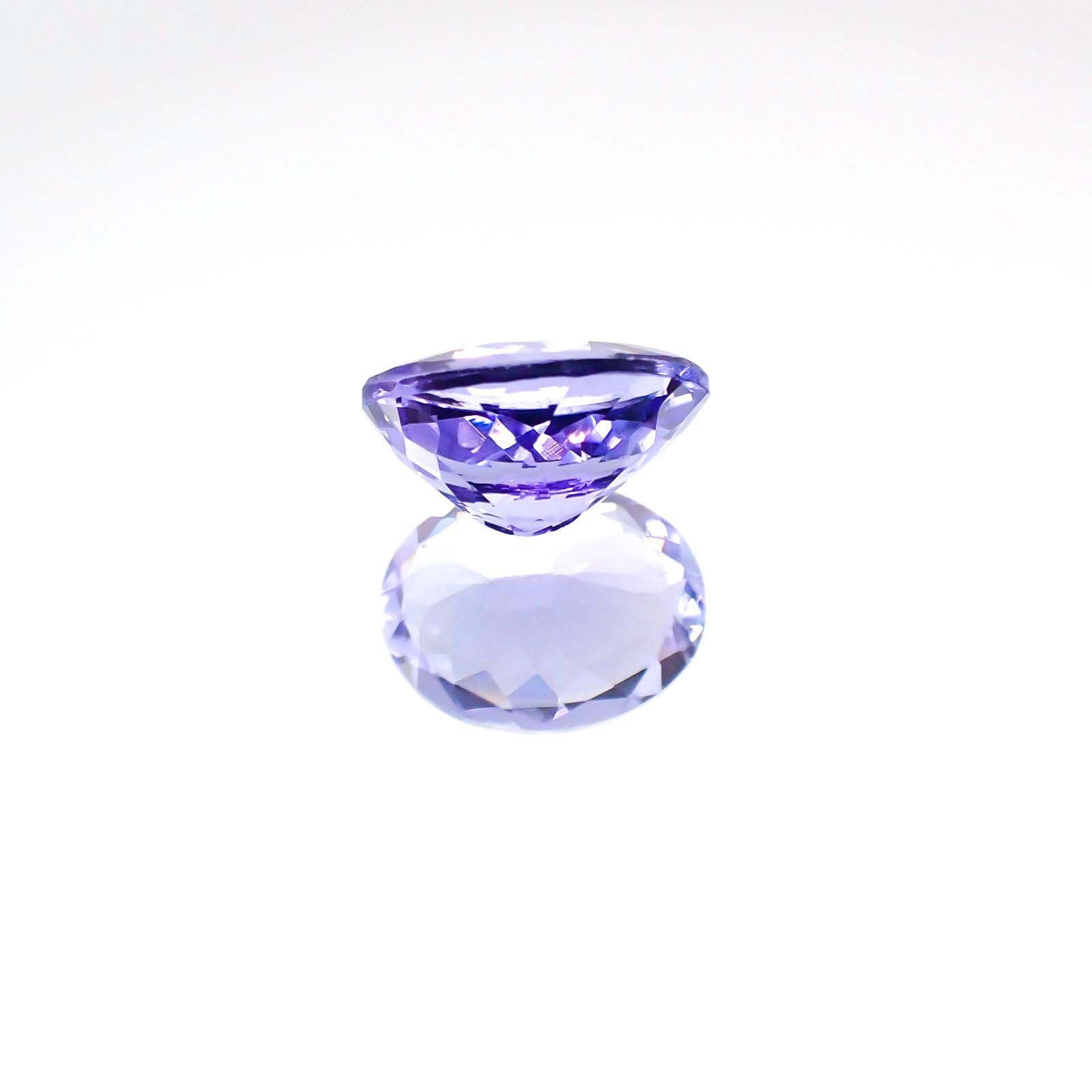 タンザナイト(宝石名タンザナイト)タンザニア産 1.75ct 識別済[230723010]8.5x6.7mm前後