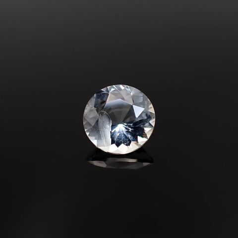 オーソクレース(宝石名ホワイト・オーソクレース)パキスタン産 0.75ct 識別済[250530443]6.6x6.6mm前後