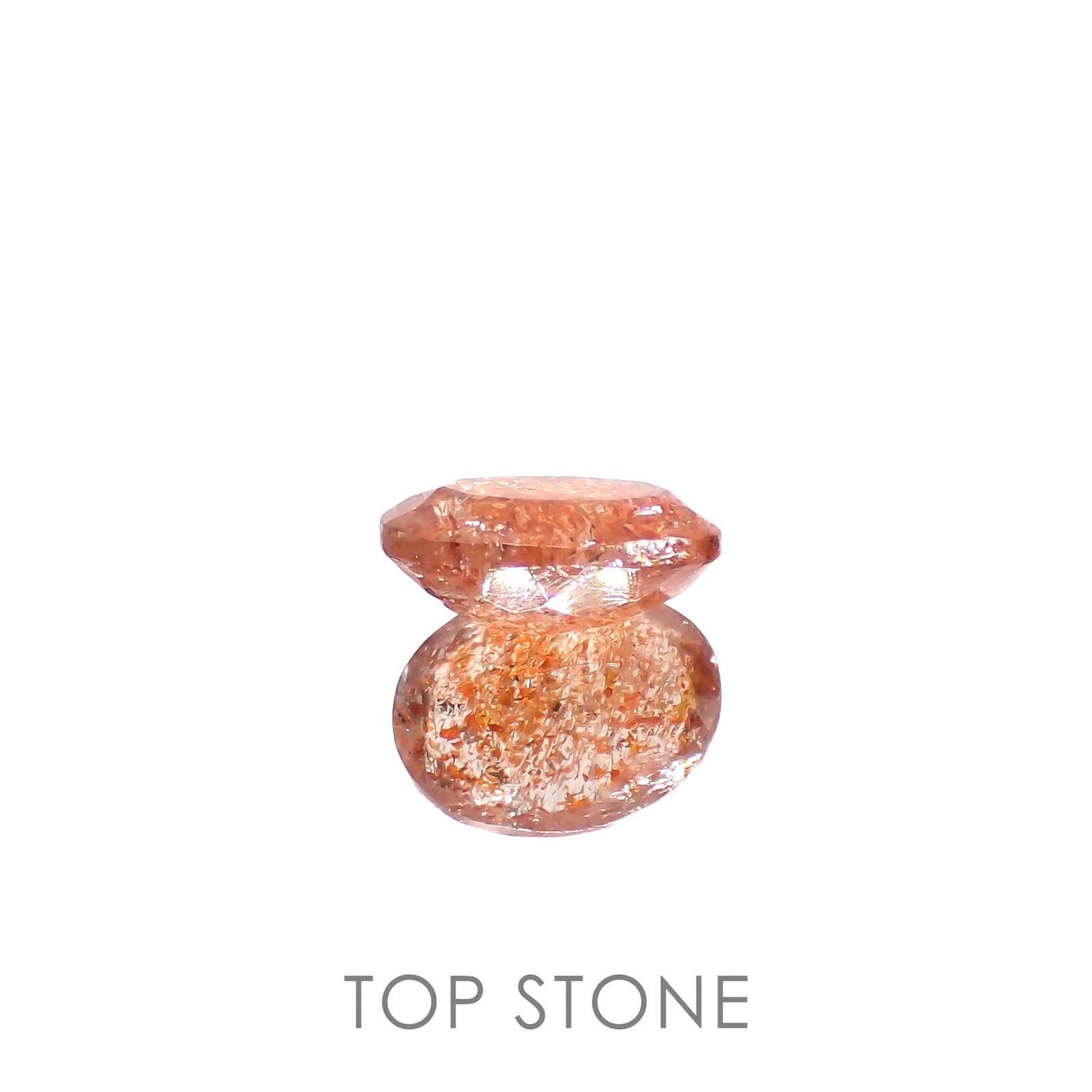 イリュージョンサンストーン(宝石名フェルドスパー)タンザニア産 2.21ct 識別済[230120115]10x7.9mm前後