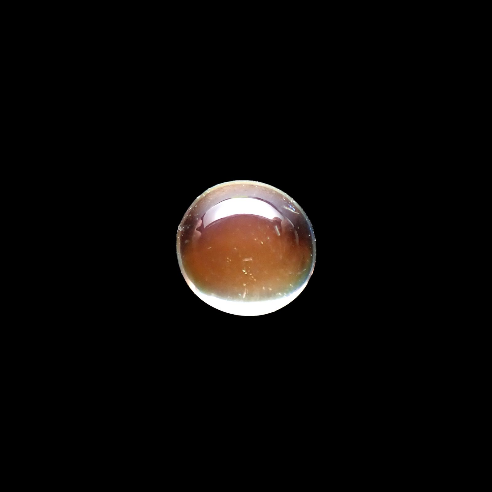 レインボームーンストーン(宝石名アンデシン)インド・タミルナードゥ州産 0.43ct 識別済[240828622]4.7x4.5mm前後