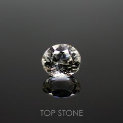 リューコガーネット(宝石名ホワイト グロッシュラー・ガーネット)ビルマ産 0.32ct 識別済[220616317]4.1x3.6mm前後