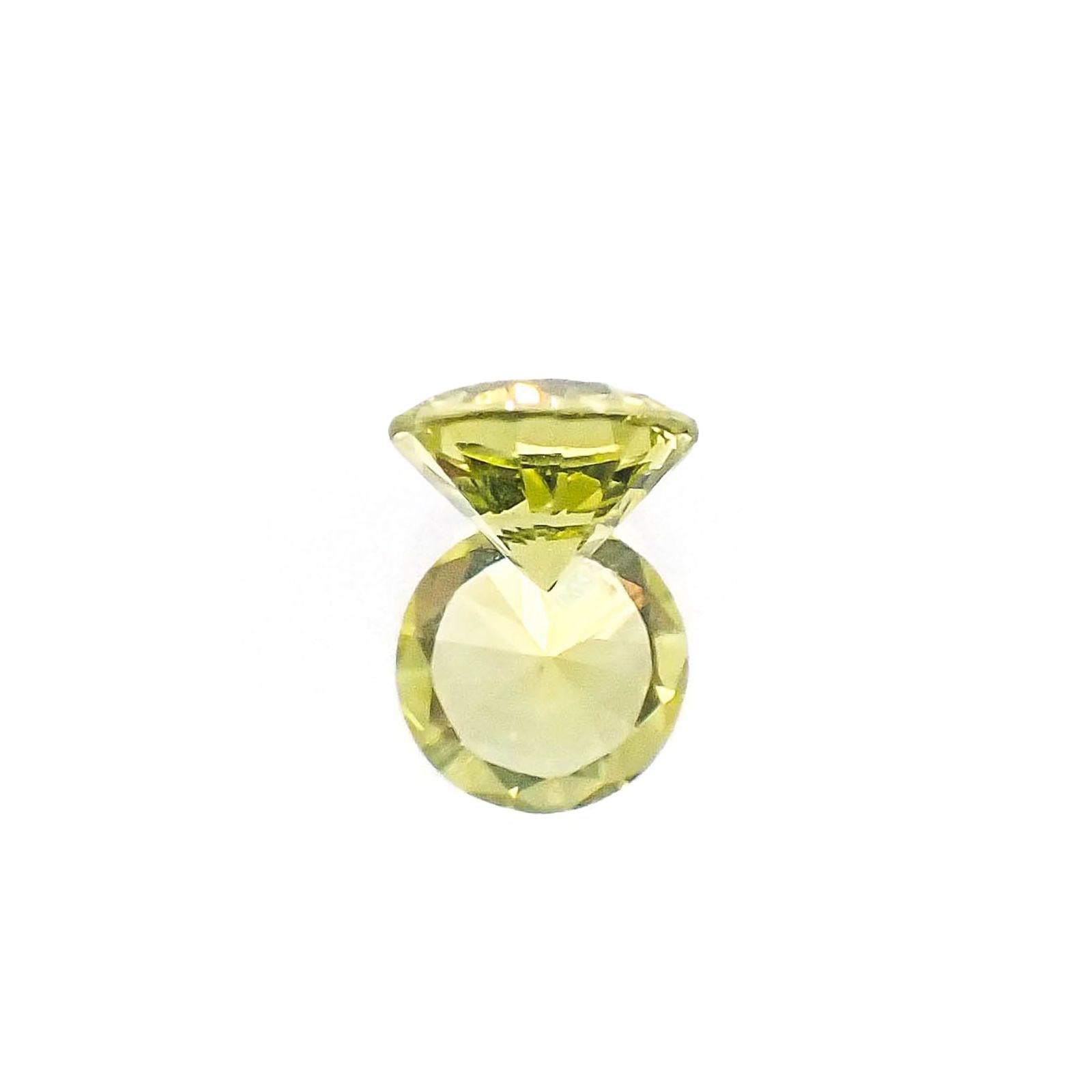 クリソベリル(宝石名クリソベリル)スリランカ産 識別済 0.36ct / 4.4x4.4mm前後 [220817254]