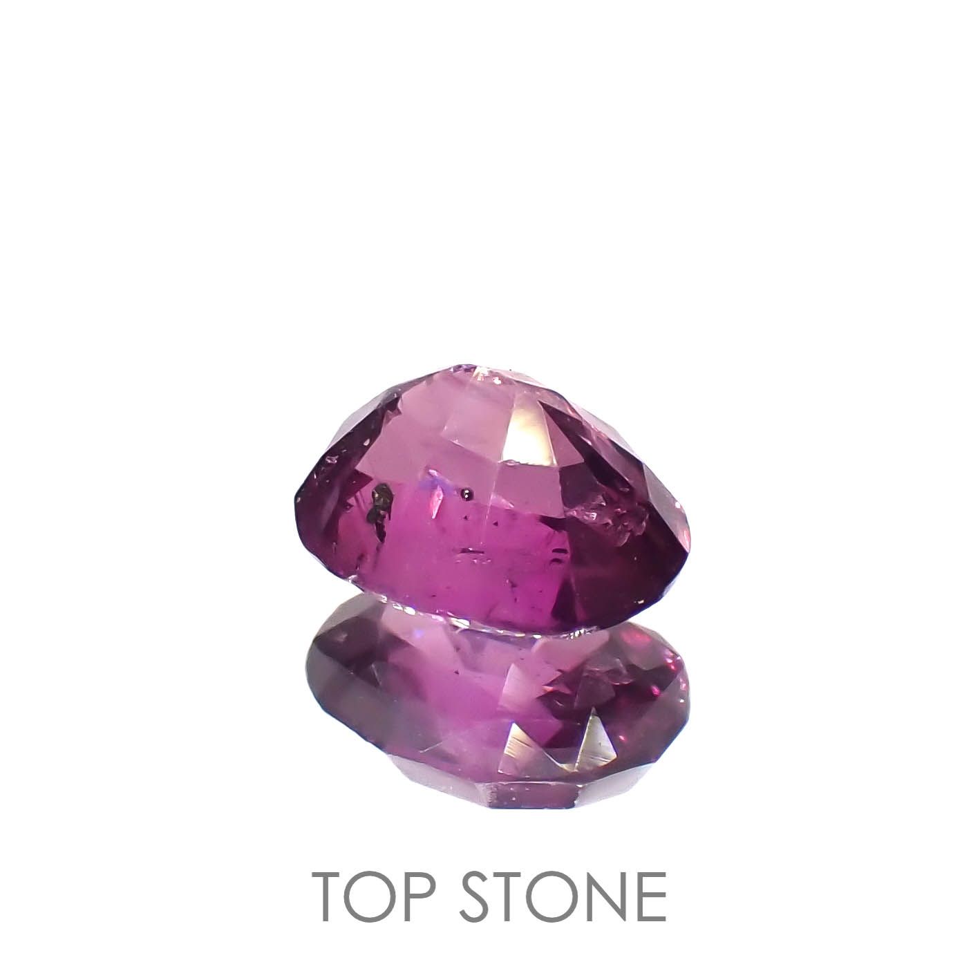 パープルサファイア パキスタン・カシミール産 0.64ct[230119863]5.5x4.3mm前後