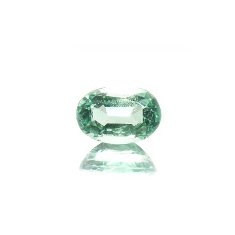 パステルカラーエメラルド コロンビア/ブラジル産 0.33ct [250817233]5.4x3.7mm前後