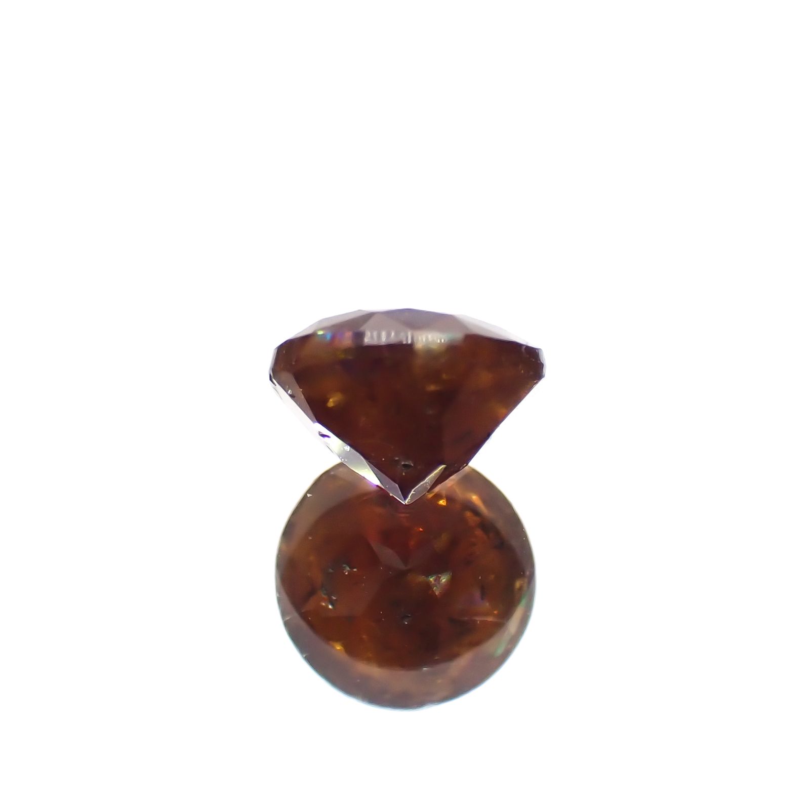 レインボーガーネット 日本・奈良県産 0.79ct[240223307]5.3x5.3mm前後