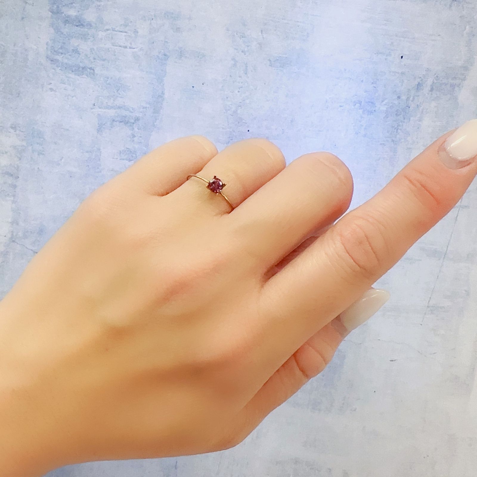 カラーシフトマラヤガーネット タンザニア産 0.35ct[230120277]4x4mm前後