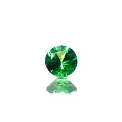 ツァボライト(宝石名グリーン グロッシュラー・ガーネット)タンザニア産 0.13ct 識別済[240226080]3x3mm前後