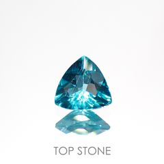 アパタイト(宝石名アパタイト) マダガスカル産 0.46ct 識別済[211013519]5.4×5.6mm前後