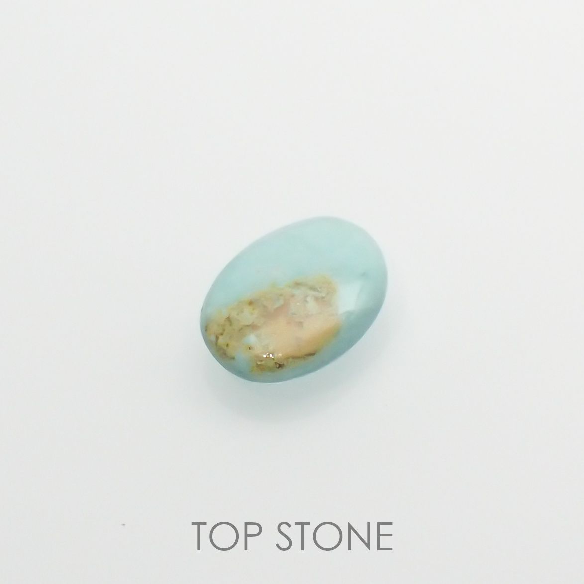 ターコイズ(宝石名ターコイズ) 0.45ct 識別済[210812936]6.2×4.6mm前後