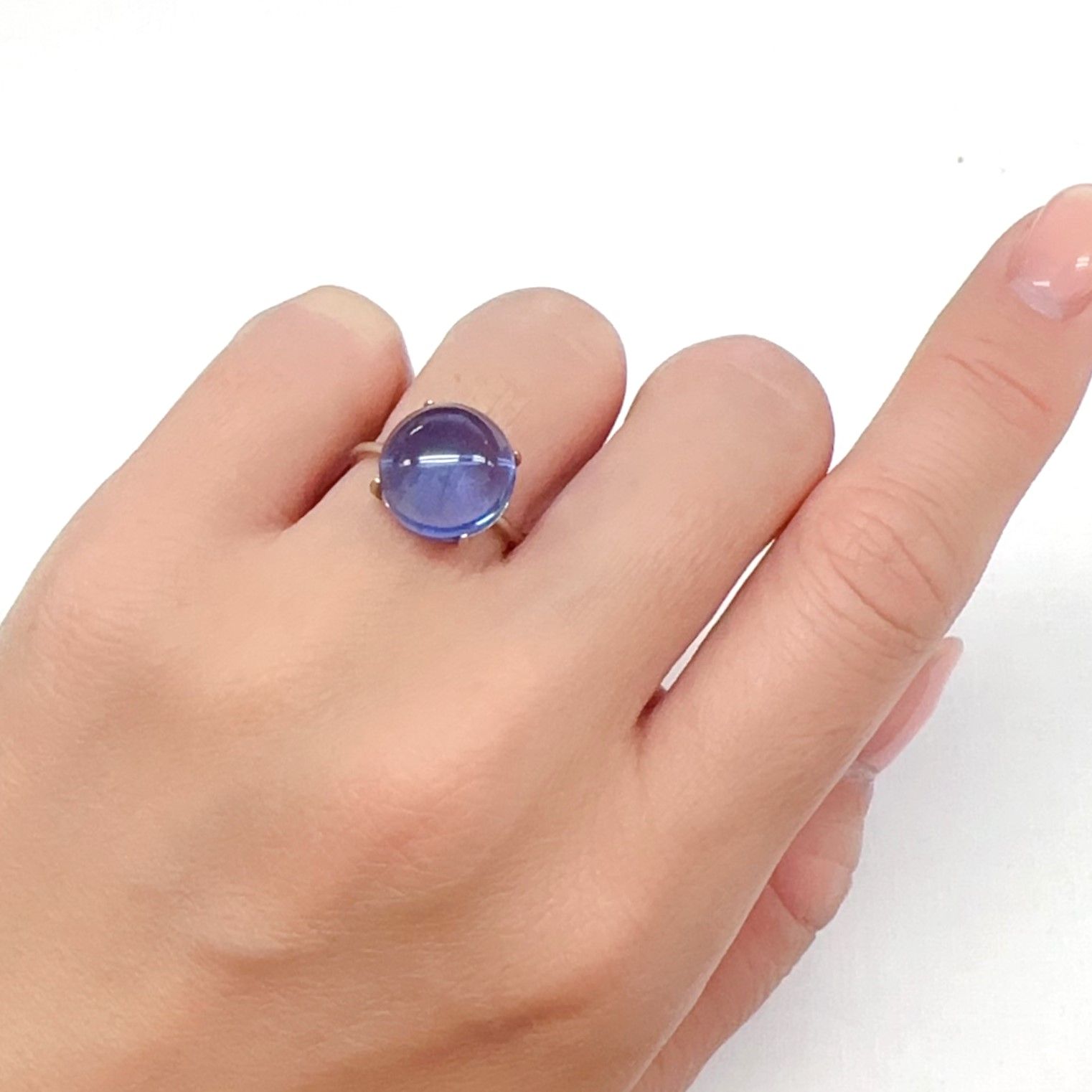 カラーチェンジフローライト ブラジル産 8.60ct[240326740]12.3x12.2mm前後