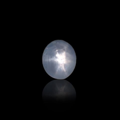 ブルースターサファイア(宝石名スター・サファイア)ビルマ産 1.10ct 識別済[230321217]6.5x5.4mm前後