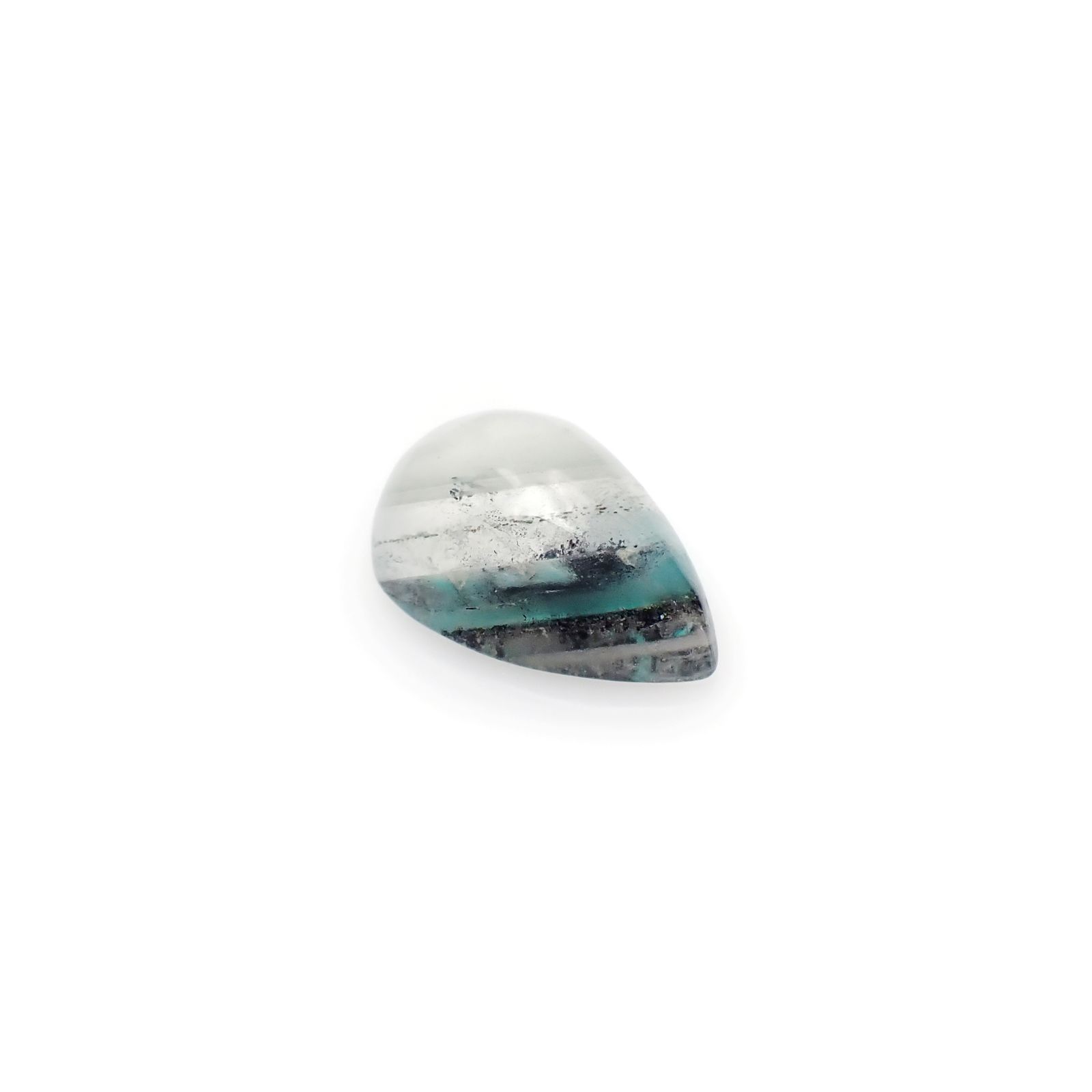 アホイトインクォーツ 南アフリカ・メッシーナ鉱山産 3.72ct [241029315]13.2x9.1mm前後
