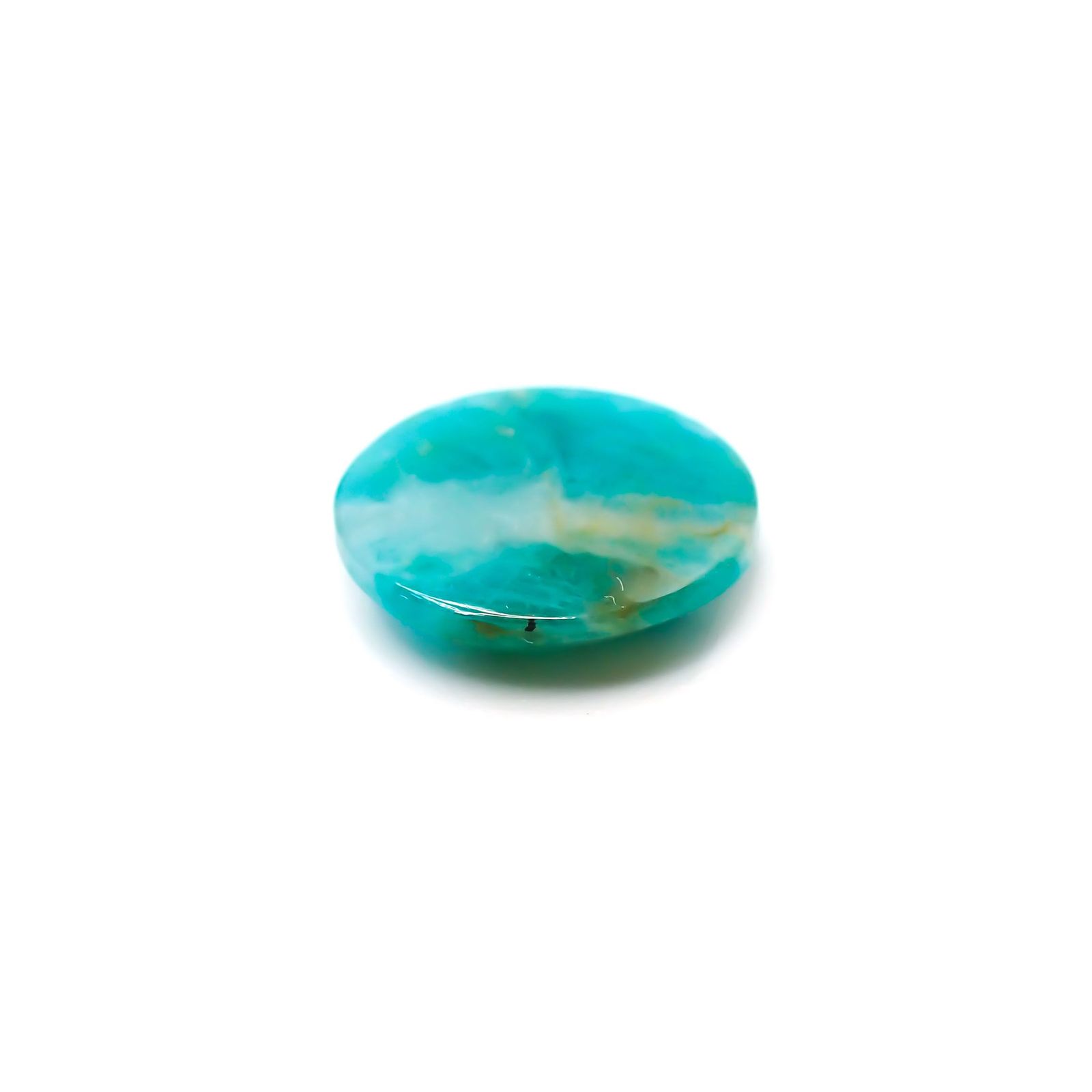 マトリックスアマゾナイト(アマゾナイトインクォーツ/フェルドスパー) ブラジル産 3.20ct[231124154]12.1x12mm前後