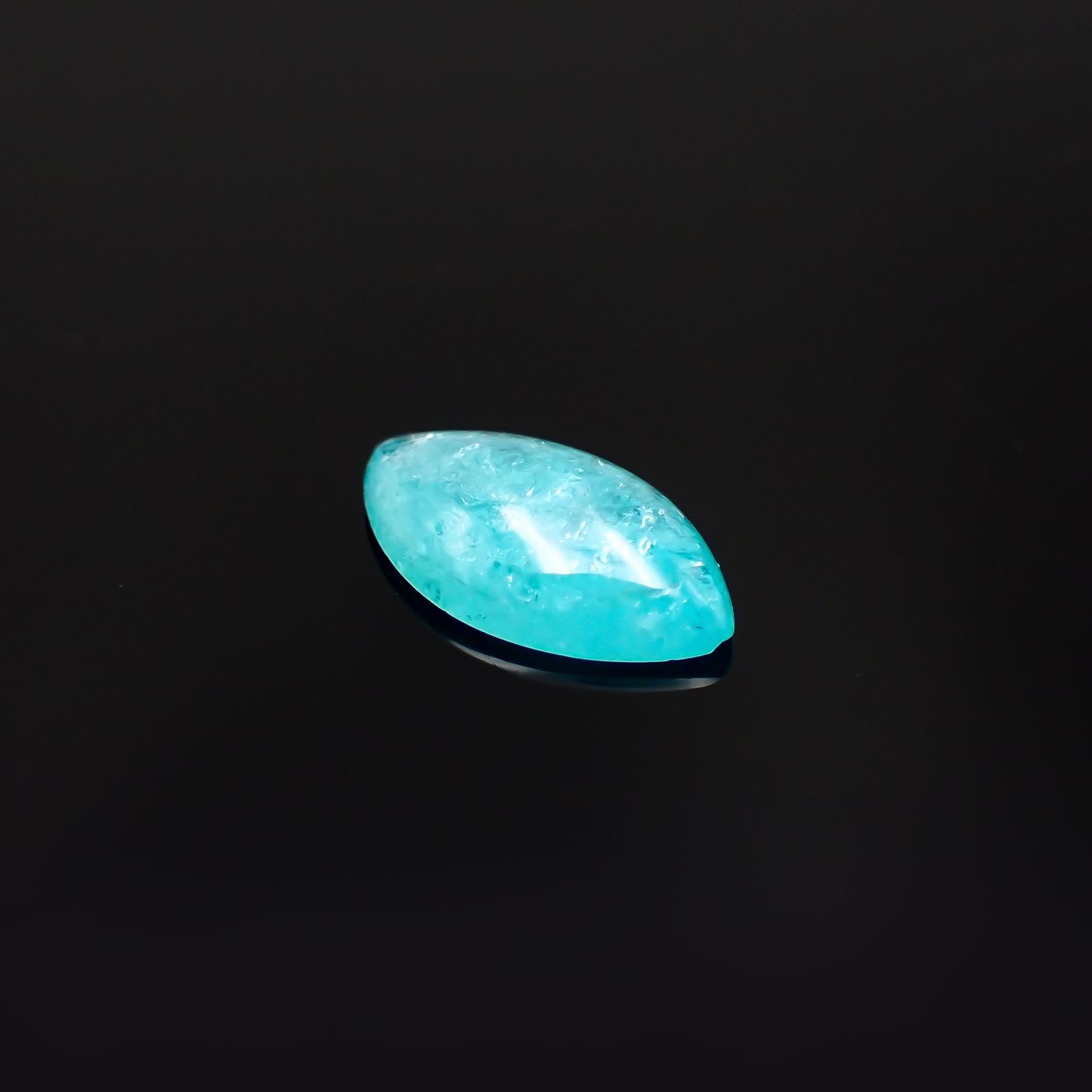 パライバトルマリンキャッツアイ ブラジル産 1.89ct[231224816]12.8x7.3mm前後