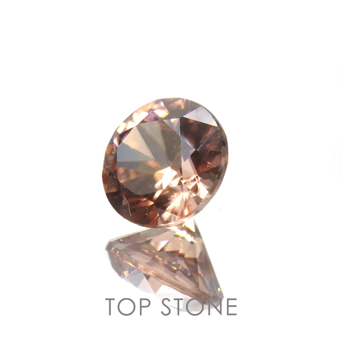 ライトピンクジルコン(宝石名ジルコン)スリランカ/カンボジア産 0.75ct 識別済[220716987]5.1x5mm前後
