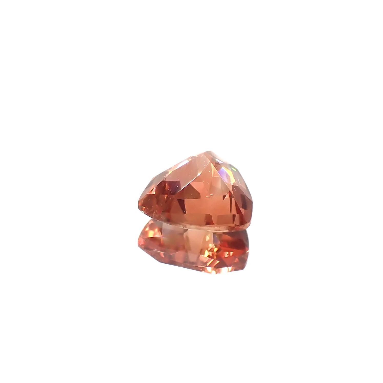 ◇チェッカーカット◇アンデシン(宝石名アンデシン/ラブラドライト)チベット産 0.62ct 識別済[240225967]6x6mm前後
