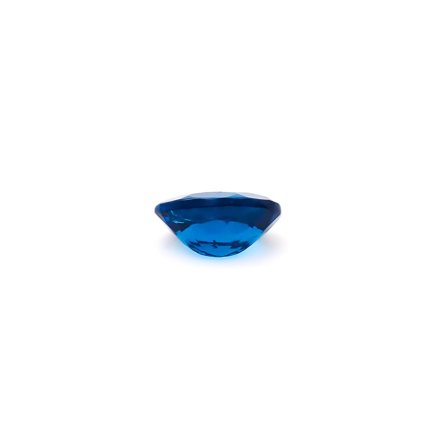 ディープブルーアパタイト マダガスカル産 0.74ct / 6.8x5mm前後 [260732597]