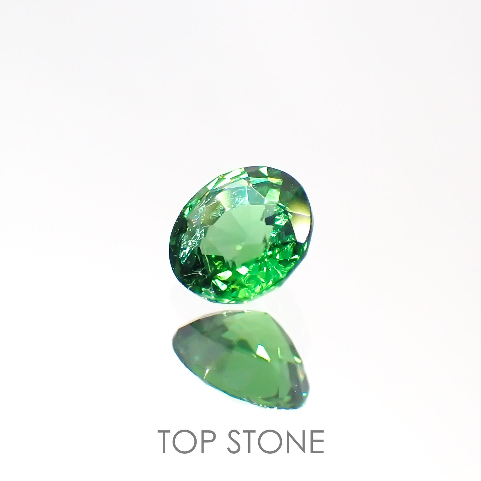クロムトルマリン タンザニア産 0.28ct[220114159]4.3x4.3mm前後