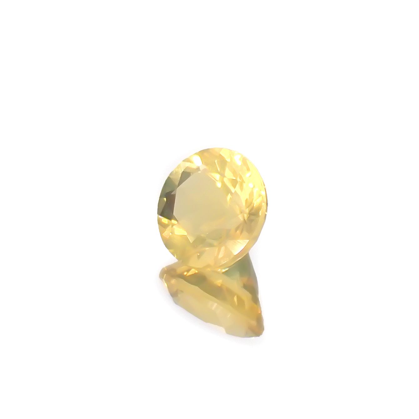 イエローオパール メキシコ産 0.67ct[240226191]6.2x6.2mm前後