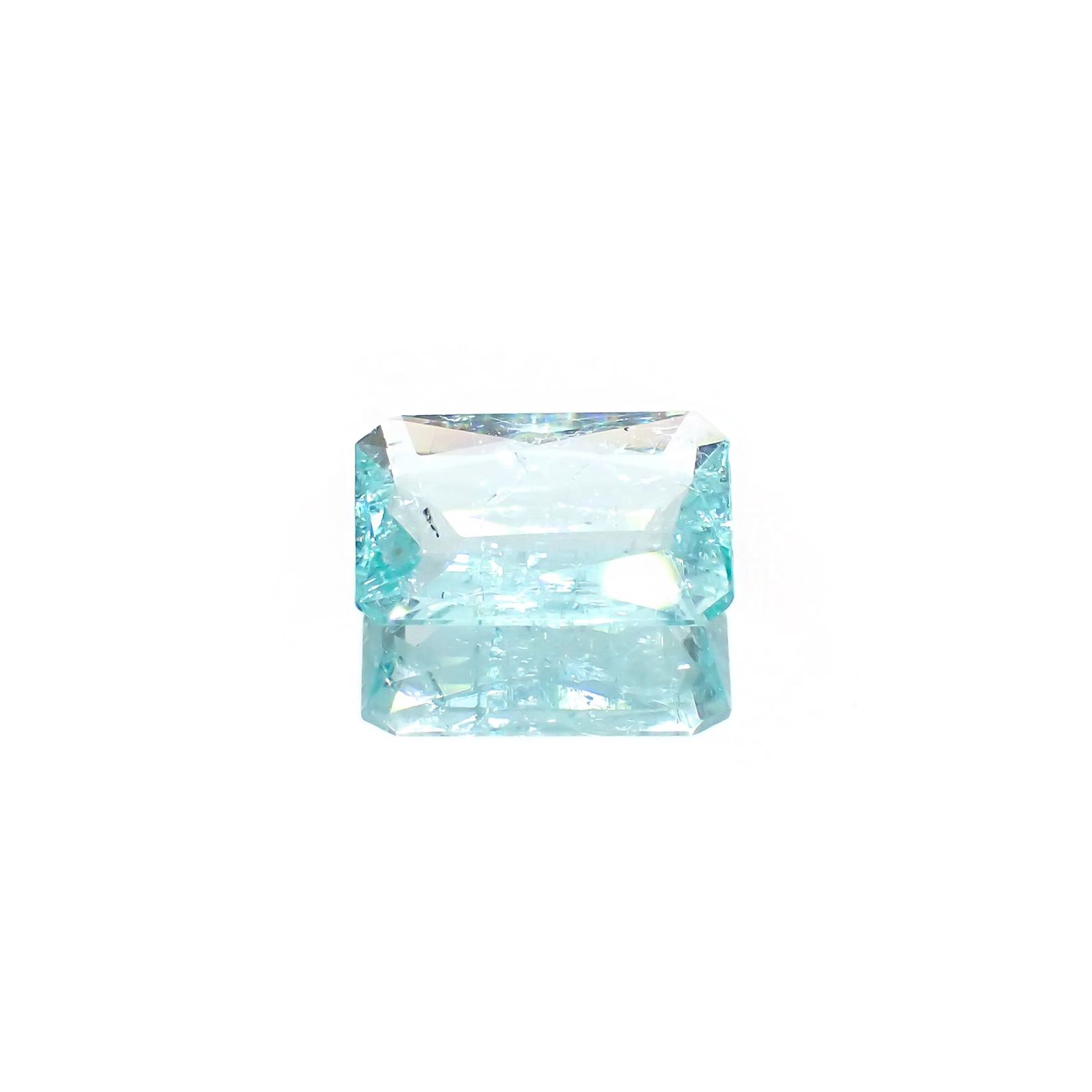 パライバトルマリン(宝石名トルマリン/別名パライバ・トルマリン)モザンビーク産 ソ付(宝貴協) 2.283ct / 10.92x7.59mm前後 [230421880]