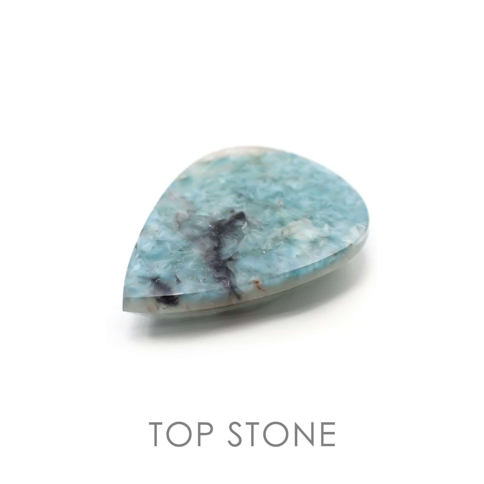 パライバクォーツ(宝石名ギラライト イン クォーツ) ブラジル産 17.89ct 識別済[210310293]23.9×18.4mm前後
