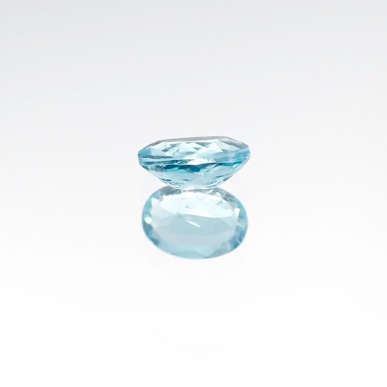 パライバトルマリン(宝石名トルマリン/別名パライバ・トルマリン) ブラジル・パライバ州バターリャ鉱山産 0.12ct 識別済[20096237]3.7×2.5mm前後