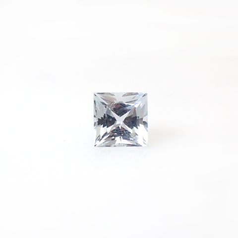 ◇プリンセスカット◇アクアマリン モザンビーク産 1.85ct [250530329]7.1x7.1mm前後