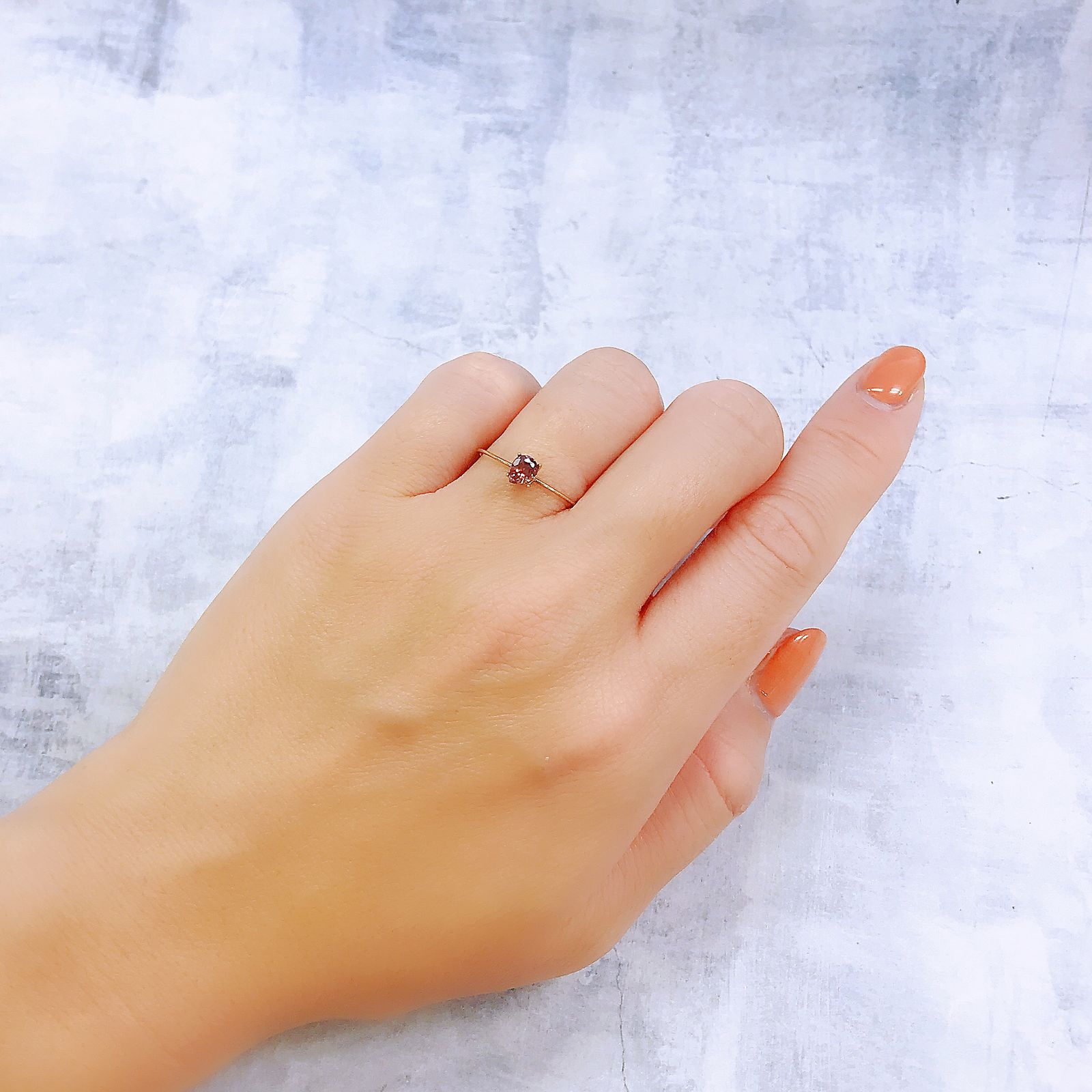 ピンクジルコン(宝石名ジルコン)スリランカ/カンボジア産 0.50ct 識別済[221018488]5x4mm前後