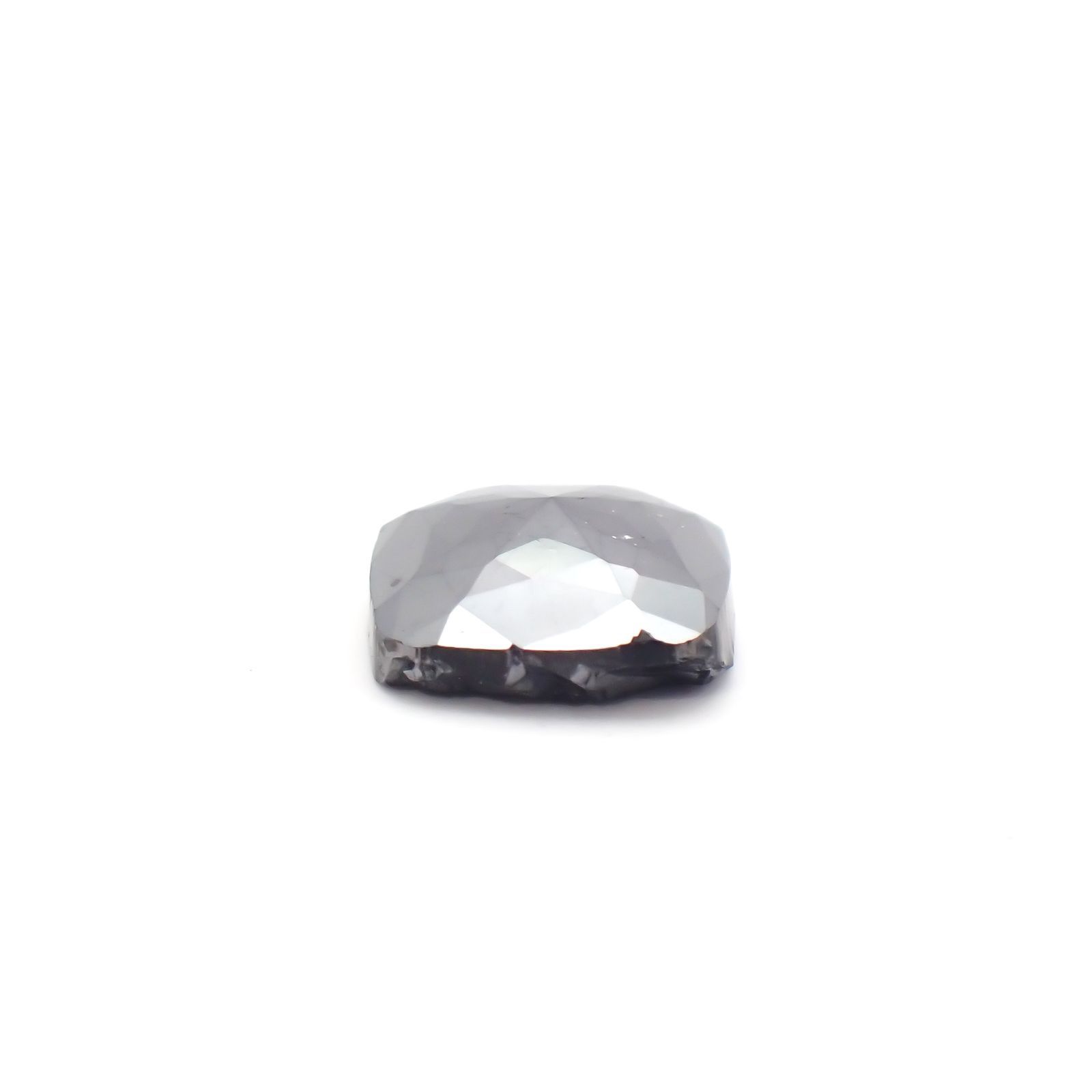 ブラックダイヤモンド(宝石名ダイアモンド) ジンバブエ産 0.34ct 識別済[210812798]4.1×4.1mm前後