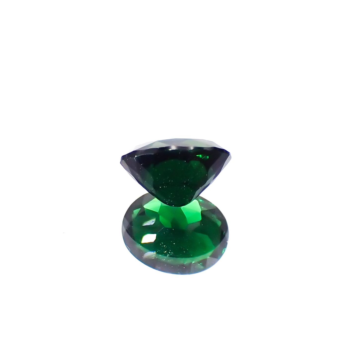 クロムトルマリン(宝石名クロム・トルマリン)タンザニア産 0.40ct 識別済[231023994]5.4x4.1mm前後