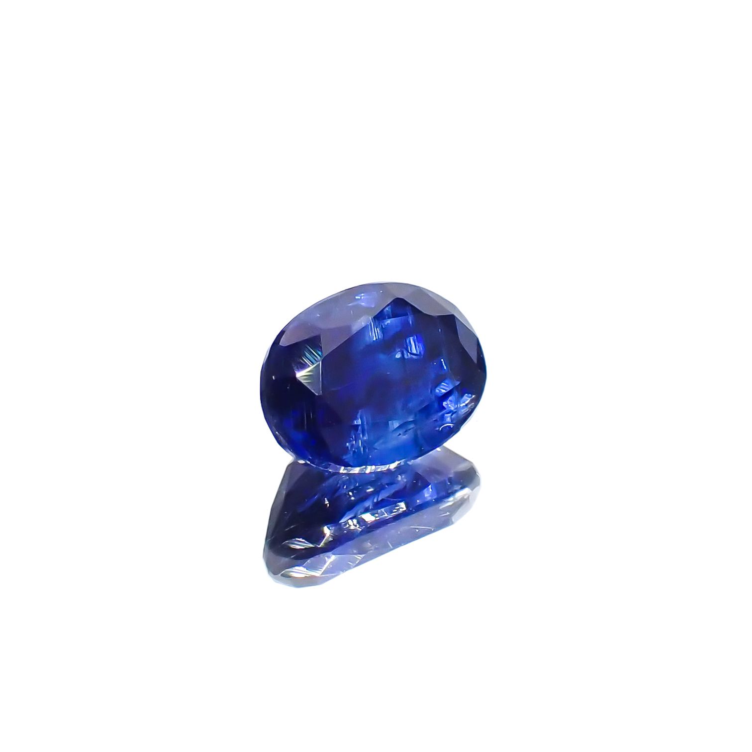 カイヤナイト(宝石名カイヤナイト)ネパール産 1.30ct 識別済[231225176]7.3x5.3mm前後