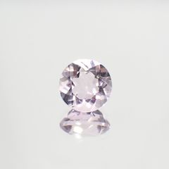 ピンクフローライト(宝石名フルオライト)ブラジル産 3.14ct 識別済[220115126]8.9x8.8mm前後