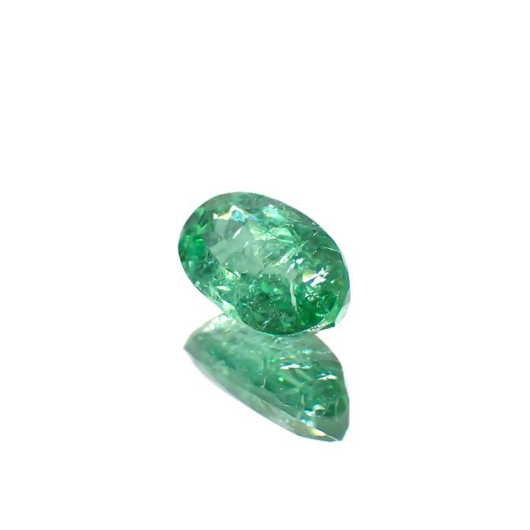 パライバトルマリン(宝石名トルマリン/別名パライバ・トルマリン)ブラジル産 0.675ct ソ付(宝貴協)[221018784]6.9x4mm前後